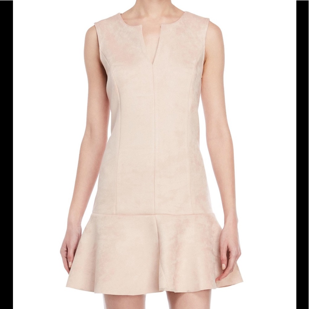 Adelene Faux-Suede Dress